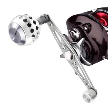 Imagem de Shakven Substituição do cabo do carretel de pesca, manivela do carretel de pesca - Botão de força para de iscas,Alça de vara de pesca, peças de substituição de carretel, alça elétrica de