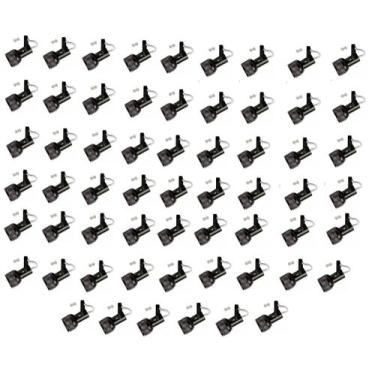 Imagem de Kit 60 Spot Trilho Perfilado Eletro calha Par20 Bulbo OL1 - Hiperlight