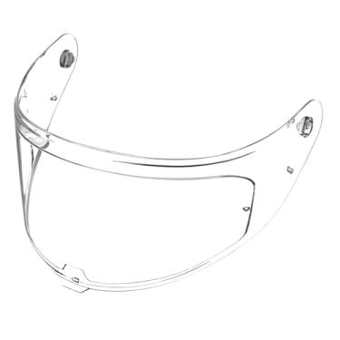 Imagem de Viseira Capacete Peels Icon 22AR, Viseira para Capacete, Material de Alta Resistência, Transparente, Compatível com Modelos Esportivos