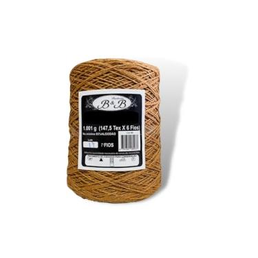 Imagem de Barbante B&B 6 Fios 1Kg/1000 m (Caramelo)
