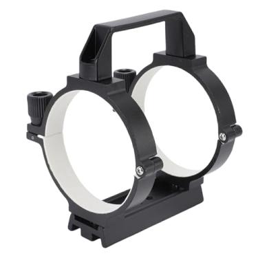 Imagem de RiToEasysports Anel de Tubo de Telescópio de 90 Mm Com Placa de Cauda de Andorinha, Braçadeira de Liga de Alumínio para Montagem Equatorial, Forro Protetor de Veludo para Escopos Astronômicos