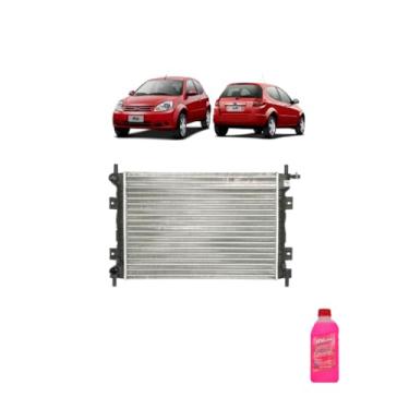 Imagem de Kit Radiador Ford Fiesta/Ka 1.6 2009/2011 Com Ar + Aditivo Radiador Visconde Rosa Pronto Uso