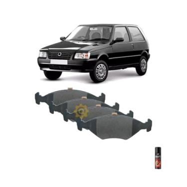 Imagem de Kit Pastilha de Freio Uno Mille Fire 1.0 Teves + Orbi Anti Chiados 200ml