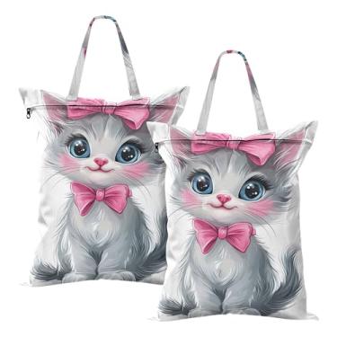 Imagem de SEHANY 2 peças de sacos grandes de lavanderia com alça, à prova d'água, bolsa de roupa para viagem e natação