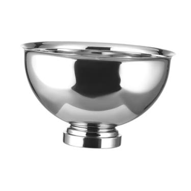 Imagem de Fenteer Balde de gelo para festas, balde de cerveja, balde de champanhe, recipiente de resfriamento para restaurante, Prata