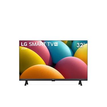 Imagem de Smart TV 32" LG HD 32LR600BPSA com processador a5 Ger 6 AI, Alexa integrado, LG Channels, WebOS 23, compatível com Controle Smart Magic