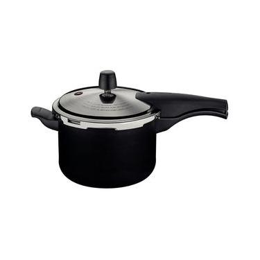 Imagem de Panela de Pressão Tramontina 4,5 Litros Vancouver Effect Revestimento Antiaderente Starflon Max Preto