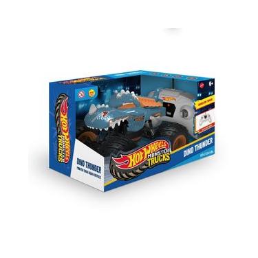 Imagem de Monster Truck Dino Thunder de Controle Remoto Hot Wheels 1:24 Multikids - BR2531 BR2531