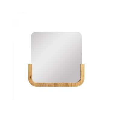 Imagem de Espelho Decorativo Midle Pinus 50x50cm Quadrado Cantos