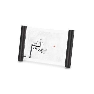 Imagem de Porta Retrato Scroll 13X18 cm Madeira Preta Umbra