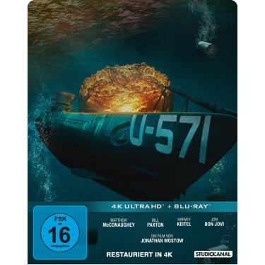 Imagem de U-571-4k UHD Exklusiv Limitierte geprägte Steelbook Edition + Blu-ray