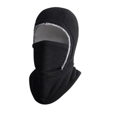 Imagem de Dynwave Balaclava com capuz à prova de vento, máscara de esqui para snowboard, esqui de inverno e pesca, Preto