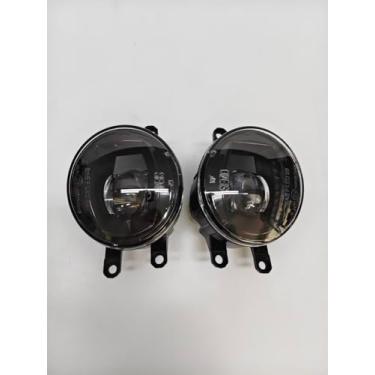 Imagem de AeroGlow Conjunto de faróis de neblina LED com lente transparente para Toyota Tacoma 2016-2023, Camry Corolla 2009-2014, 2014-2023 4Runner, 2006-2012 RAV4, 2014-2019 Tundra, fonte de luz amarela