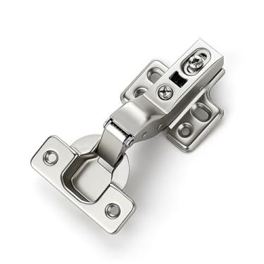 Imagem de HOME EDIT 1 par de dobradiças de armário com inserção europeia de encaixe macio, dobradiças ocultas para armário de cozinha, resistente, sem moldura, ajustáveis para ferragens de armário