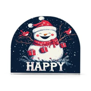 Imagem de xigua Lindo porta-guardanapos de boneco de neve de Natal para mesas - Porta-guardanapos para cozinha, porta-guardanapos de mesa, porta-guardanapos de coquetel, porta-guardanapos de papel231