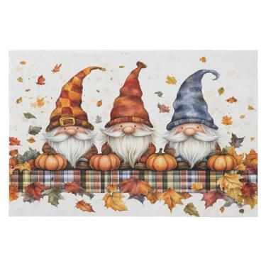 Imagem de CEBUGI Tapete de área 60 x 90 cm, macio, lavável, antiderrapante, com suporte de borracha, lindos gnomos, tapetes de área para sala de estar, quarto, decoração de casa