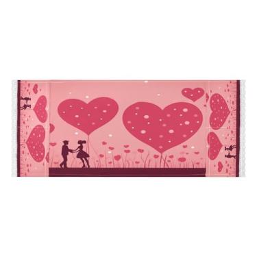 Imagem de Wassud Casal de árvore de coração (3) capas de lavadora e secadora, protetor de lavadora com sacos de armazenamento, capa de geladeira à prova de poeira com bolsos para lavanderia doméstica, cozinha