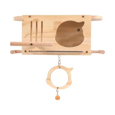 Imagem de Stgfyxgs Casinha de Pássaros Suspensa em Formato de Rede, Acessórios para Gaiola de Pássaros, Casinha de Pássaros Fácil de Limpar para Periquitos E Calopsitas.