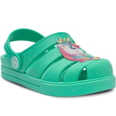 Imagem de Sandalia Babuche Infantil Menina Unicornio  Leve Macio 12.27-Feminino