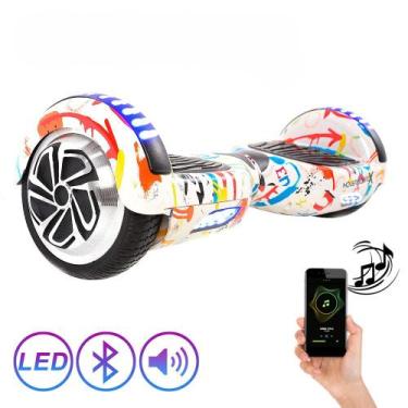 Imagem de Hoverboard Infantil Smart Balance Grande Grafite Bluetooth - Hoverboar