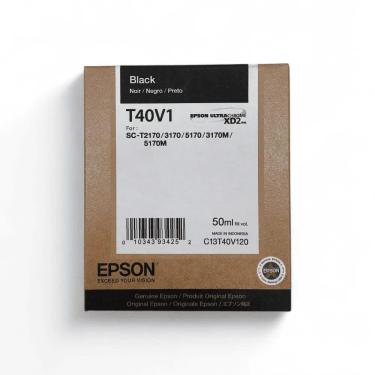 Imagem de Cartucho De Tinta Epson T40v120 Preto T40v | T3170m T3170 T5170 | Original