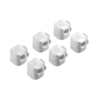 Imagem de Clipes De Cabo Ajustáveis Para Organização De Fios Sob a Mesa KUULAA G