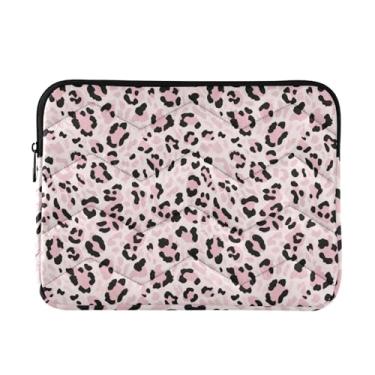 Imagem de Capa protetora para notebook com estampa de leopardo bege à prova de choque