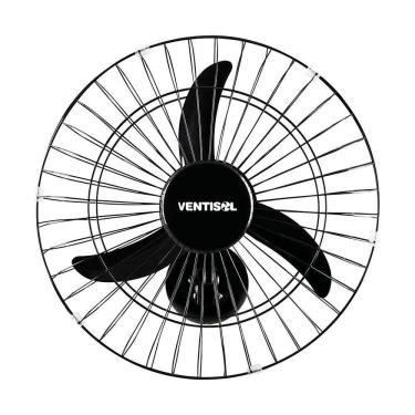 Imagem de Ventilador De Parede 50cm 3p New Pr Gr Aco Pr Bivolt Ventisol