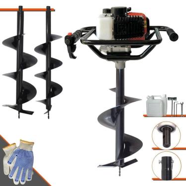 Imagem de Perfurador Trado Motorizado Vant + Brocas 20, 25 E 30cm