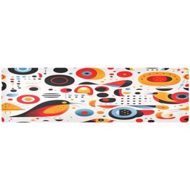 Imagem de Tapete de tripé de formas geométricas, tapete antiderrapante para mesa, tapetes quentes para bancada