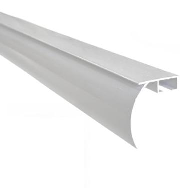 Imagem de Bandô Cortina Parede Deslizante Rodízio trilho suiço simples para cortinas teto/cortineiro varias medidas(1,0M - BARRA INTEIRA)