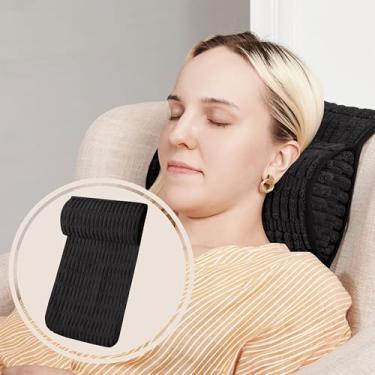 Imagem de WdFour Encosto de cabeça, travesseiro de pescoço, almofadas de suporte para pescoço, costas ou pés para sofás, poltronas reclináveis, cadeiras de escritório, cadeiras de massagem, alívio da dor no