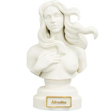 Imagem de Estátua Busto Afrodite (Cor Mármore Dourado)