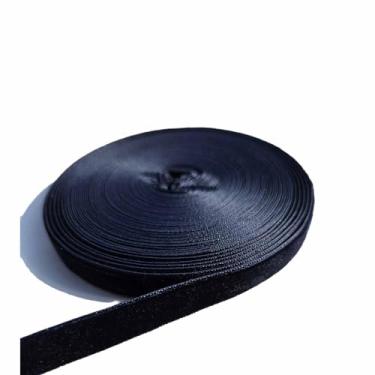 Imagem de FAYADA Fita de veludo azul marinho vintage de 10 metros para árvore de Natal, embrulho de presente, buquê de flores, decorações de guirlanda, fabricação de laço, costura (azul marinho, 9,5 cm)