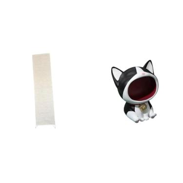 Imagem de Whtkoph Abajur de Chão em Formato de Gato, Ornamento Artesanal para Sala de Estar, Quarto, Escrivaninha, Mesa, Centro de Mesa, Estatueta Decorativa, Tigela