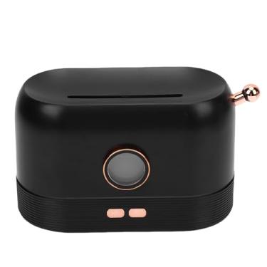 Imagem de Fabater Difusor de Aromaterapia Com Chama 3D Capacidade de óleo Essencial Efeitos de Luz Multicoloridos para Quarto e Sala de Estar (Preto)