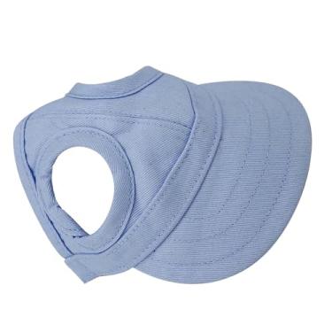 Imagem de Generic Chapéu de Sol Ajustável para Animais de Estimação Com Proteção UV Respirável Design Cachorro Chapéu de Beisebol para Aventuras Ao Ar Livre (L)
