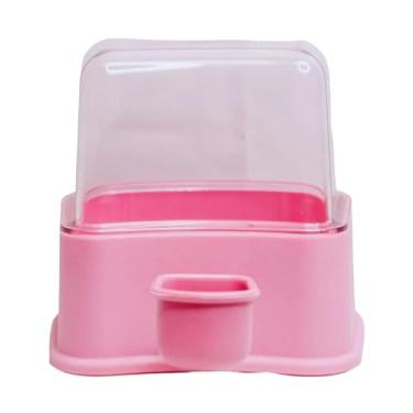 Imagem de Bebedouro Automático para Cães e Gatos Pequeno Porte 2,3L com Filtro de Carvão Ativado Antigotejamento(Rosa)