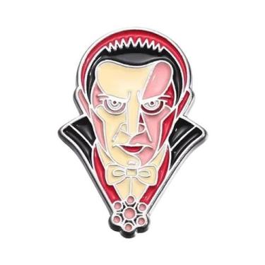 Imagem de Broches De Esmalte De Terror De Halloween Assustadores, Máscara De Ter