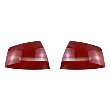 Imagem de compatível com audi a8 a8l d3 2008-2010 tampa da luz traseira traseira sombra transparente abajur lente do escudo da lâmpada traseira(Outside A piar)
