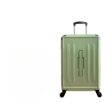 Imagem de Mala de Viagem com Rodinhas 360° Rígida com Cadeado – Tamanhos PP a G – Bagagem Resistente para Viagem(VERDE (G) - 323)