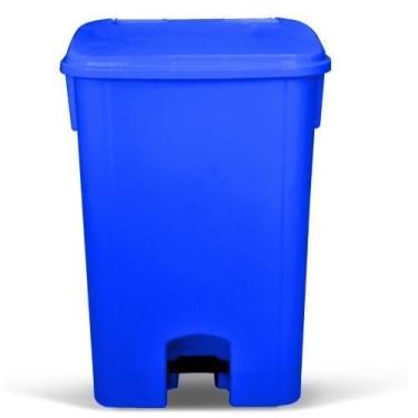 Imagem de Lixeira Com Pedal 100L - Bralimpia Sem Roda