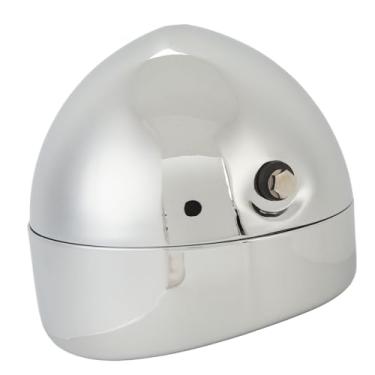 Imagem de KIMISS Carcaça do Farol da Motocicleta 67789 91 Acabamento Cromado 7 Polegada Universal Escudo do Farol para H4 Led e Luzes de Feixe Selado