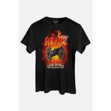 Imagem de Camiseta AC/DC We Salute You - Piticas, G2, Preto, Unissex