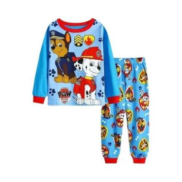 Imagem de Conjunto De Pijamas Para Crianças Paw Patrol Com Manga Longa, Marshall