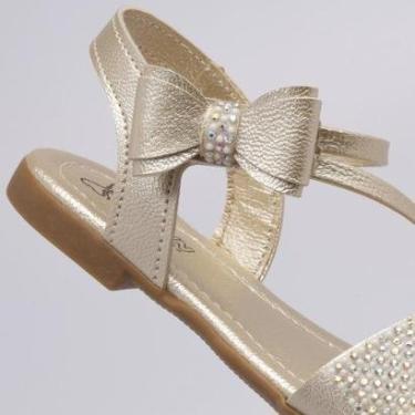 Imagem de Sandália Infantil Klin Suami Mini 065 Dourado-Feminino
