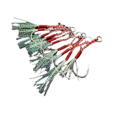 Imagem de 20/40/60 Peças De Anzóis De Pesca Com Plumas, Isca, Acessórios Para Ca