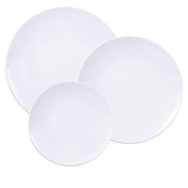 Imagem de Conjuntos de talheres - pratos de jantar, pratos de sopa e pratos de sobremesa, com opções de conjuntos disponíveis. (6, 25cm)