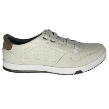 Imagem de Sapatênis Infantil Meninos Pegada White Bege - 3704-Masculino