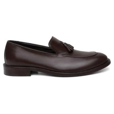 Imagem de Mocassim Loafer Social Centuria Bambolim Couro Cafe-Masculino